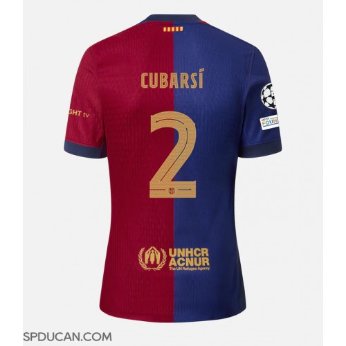 Muški Nogometni Dres Barcelona Pau Cubarsi #2 Domaci 2024-25 Kratak Rukav